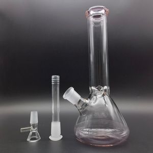 Bong de vidro de 10 polegadas, copo pré-colador, cachimbo de água para fumar, borbulhador + tigela