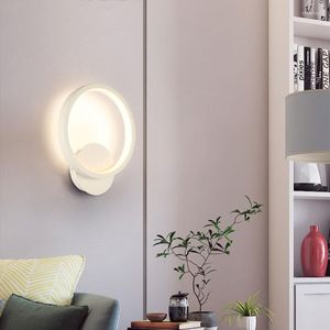 Wall Lamp Ring Square 12W Led Light Simple Modern Decorative Lamps For Living Room El Engineering Bedroom Bedside