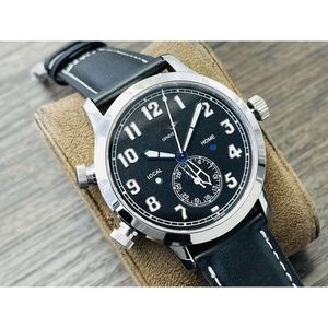 Watches Designer Automic Mechanical Montre P8T3 Leather Strap Superb Quality Clone Sapphire Back Transparent Waterproof With Box Luxehigh Quality Shop Original