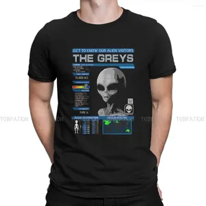 Magliette da uomo Alien UFO Cotton TShirt I nostri visitatori The Greys Camicia elegante Homme Abbigliamento da uomo Stampa Grande vendita