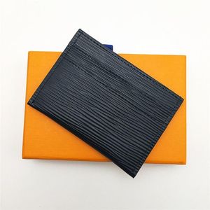 Classic Men Women Mini Small Wallet High Quality Credit Card Holder Slim Bank Cardholder With Box Total 5 Card Slot2862