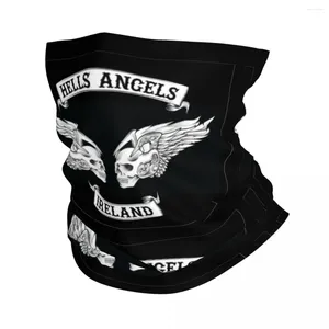Scarves Hells-Angels Bandana Neck Gaiter Printed Motorcycle Motor Balaclavas Mask Scarf Warm Cycling Hiking For Men Adult Breathable