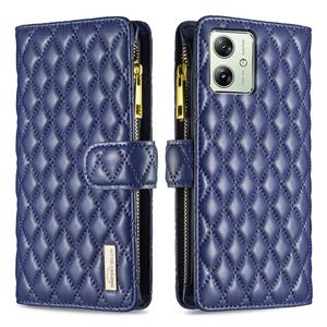 Zipper Cases For OPPO Realme 11 A79 A98 A78 A38 A58 C55 C53 C33 Find X6 Pro 4G 5G Grid Wallet Leather Phone Case Luxury CAPA
