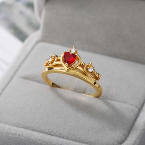 Band Rings Fantasy Prenses Yüzük Koleksiyonu Seti Taç Yüzüğü Pembe Kırmızı Yeşil Beyaz Zirkon Ayarlanabilir Nişan Mücevher Nedime Aksesuarları AA230426