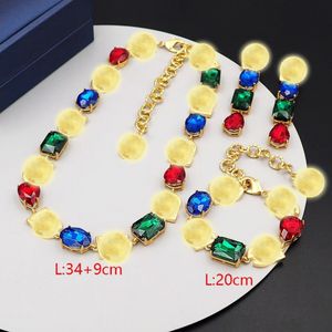 women fashion luxury jewelry designer necklaces brand bracelet earrings gold silver 2colors to choose very good quality beautiful jewelries