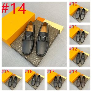 40 Modello di lusso di marca Casual in vera pelle scamosciata Designer Mocassino Scarpe da uomo Morbide e confortevoli Scarpe da guida Uomo Mocassini Calzature per uomo Moda Appartamenti