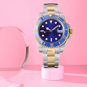 Luksusowy Rlex Sub Mariner GMT zegarek AAA AAA Automatyczne mechaniczne zegarki męskie Zielona tarcza ceramiczna ramka mody sportowe zegarki na rękę Wodoodporne projektant mody