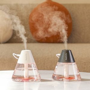 加湿器空気加湿器火山加湿器かわいいエッセンシャルオイルディフューザーデスクトップミニ香り加湿器ディフューザー超音波クールミストメーカー230427