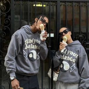 Erkek Hoodies Sweatshirts Harajuku 3d köpük desen kazak hoodie erkek kıyafetler çiftler üst sweatshirt goth sokak kıyafeti eşofmanları kadın büyük boy kapşonlu t231127