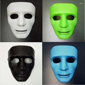 Articoli per feste Maschera da ballo di strada in puro colore Bboy Hip Hop JabbaWockeeZ Ballerino mascherato Giovane uomo Masque Halloween Hip-hop Cool