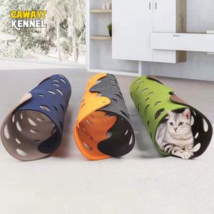 Toys Cawayi Kennel Cat Toy Feel Pom Sparcing Cat Tunnel Deformable Kitten Nest Collapsible Tube House Tunnel Interactive Pet Toy Cats