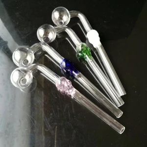 Glass Pipes Smoking Manufacture Hand-blown hookah Colorful Skeleton Bone Bending Pot