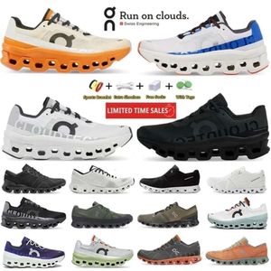 0nクラウドカジュアルなDeisgner Shoes couds x 1 Mens Running Sneakers Federer Workout and Cross Black White Rust Sorps Sports Trainers Lace-Up Jogging Training Shoe