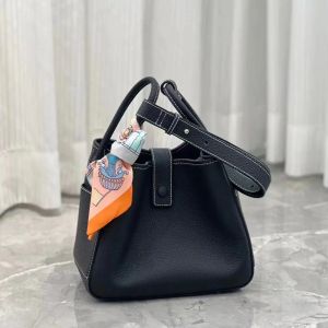 Fashion Large Capacity Leather Bucket for Women Design High Quality Cowhide Handbags High-end Elegant Lady Dinner Bag
