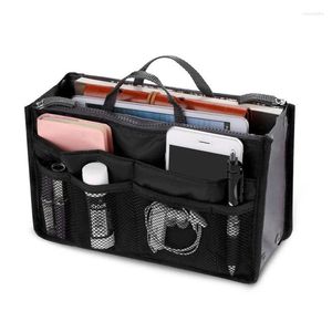 Kosmetiktaschen Einkaufstasche für Frauen Doppelreißverschluss Aufbewahrung Make-up Toilettenartikel Großes Nylon-Reiseset Organizer Beauty