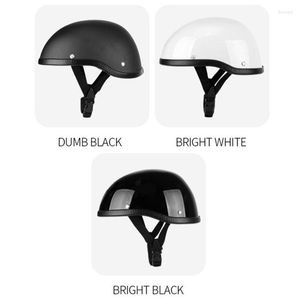 Motorcycle Helmets Dirt Bike Motorbike Open Face Helmet Windproof Moped Jet Pilot Crash Chopper Biker Half For Adult Men Drop