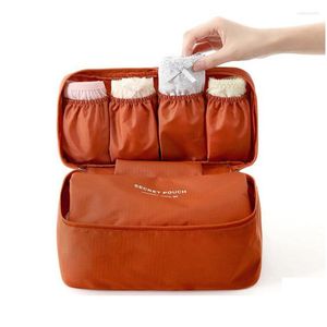 Duffel Bags Bra Roufera Travel Dobra Organizador Mulher Magia para Lingerie Bolsa