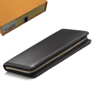 Carteiras carteira masculina bolsa zippy wallet masculina longa carteira dobrável suporte de cartão de passaporte mulheres longas bolsas dobradas PO Bolsa 69-1322y