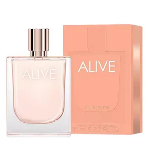 Brand Alive Perfume 80 ml Kobiety Zapach Noble Wood Eau de Parfum Długowy zapach Edp Lady Girl Spray 2,7fl.OZ Szybki statek 321a