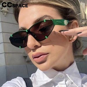 Solglasögon 57146 Lady Brand Design Rimless Trend Metal Punk Sunshade Mirror Outdoors Protection Eyeglass Driver Glasses UV400