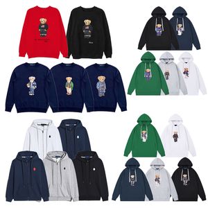 12 Hoodies Ralphs Pullover Mens Tops Laurens Color Cardigan and Designers Fashion Polos Women Man Luxurys Clothing Sleeve Clothes