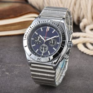 2023 Wysokiej jakości najlepsza marka Breitlinx męskie zegarek chronograf panda bullet zegarek Sapphire Sapphire Mirror wielofunkcyjny chronograf automatyczny kwarcowy zegarek Man
