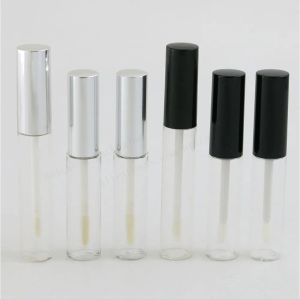 100 x 8 ml 10 ml vuoto Tubo per rossetto Contenitore per balsamo per labbra Flacone lucido Tubo / Pennello / Tappo Moda