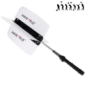Other Golf Products Golf Training Aids Golf Pinwheel Swing Trainer Fan Power Speed Practice Training Grip Aid Removable Golf Accessories 231124