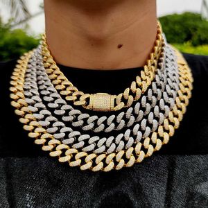 Presente de jóias de hiphop Homens Men Chain Link Link Gold Bating