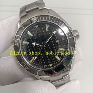Relógio masculino super automático de 6 estilos, mostrador preto de 45 mm, edição limitada, pulseira de aço com moldura de cerâmica 007, 600M Cal. 8900 relógios esportivos mecânicos masculinos com movimento