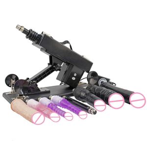 Sex Toy Massager Fredorch Mute Love Machine Gun Toys with 8 Dildos Attachments for Man and Women Stroke Vibrator