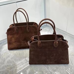 New Fashion Large Capacity Portable Single Shoulder Women's Bag Luxury Brand High Quality Deerskin Velvet Handbags For Women handamde bags real leather