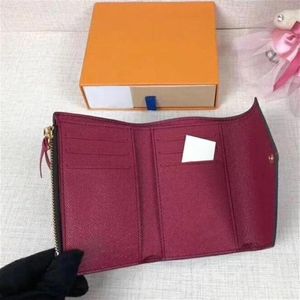 Frauen Kurzerbringliche Mode Ledermünze Geldbörse Multicolor Lady Mini Wallets Reißverschlusspockt mit Box165K241c