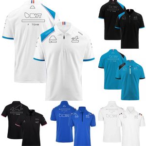 2023 Nya F1 Team Polo Shirts Jersey Formel 1 Racing Mens T-shirt Summer Car Fans Fans Beskabla Casual Short-Sleeved T-shirts Tops