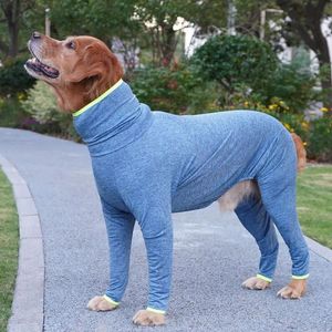 Hondenkleding Volledige dekking Grote jumpsuit Herstelpak na operatie Anti-verlies bodysuit Pet Claming Pyjama voor middelgrote grote honden 231127