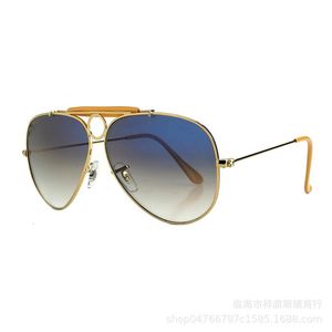 Sunglasses JackJad Fashion 3138 SHOOTER Style Vintage Aviation Sunglasses Metal Circle Brand Design Sun Glasses De Sol With Hood 230524