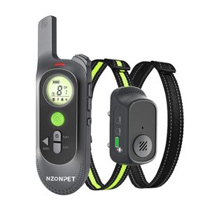 Aids Dog Training Collar With Remote Waterproof Rechargeable Pet with LCD Display for All Size Anti Bark Collars