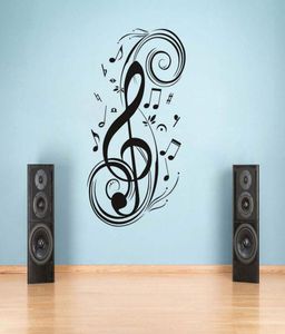Musical Waterproof music wall stickers for Kids Room Decor - Removable Note Decals (YY299854870)