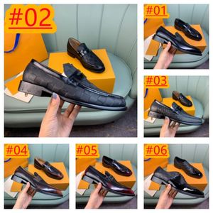 8 Style Pointed Leather Brand Luxury Shoes Men Casual Driving Designer Brown Black Loafers Mens Moccasins italienska bröllopsklänningskor Tassel Storlek 38-45