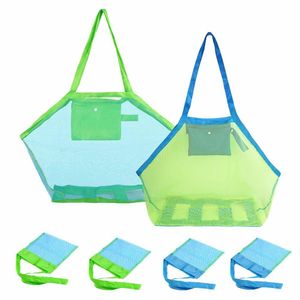 Giochi con la sabbia Divertimento in acqua Giocattoli per bambini Borsa a rete protettiva Borsa da bagno per bambini Nuoto Grande spiaggia per asciugamani Donna Trucco cosmetico 230427