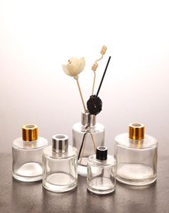 50ml 100ml 150ml 200ml clear empty room aroma reed diffuser glass bottles round luxury 100ml send by UPSOcean Express5476503