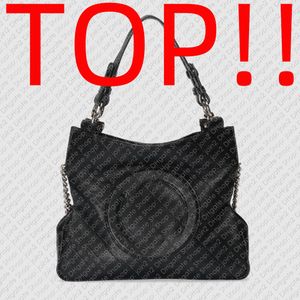 TOOT TOP. 751518 Blongdie Küçük Tote Çanta // Lady Designer Çanak Çantası Hobo Çantası Debriyaj Akşam Baget Kova Tote Çanta Pochette Accessoires