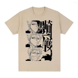 Męskie koszulki T-shirt vintage Anime Grimmjow Jaegerjaques Cotton Men Shirt Tee Tshirt damskie topy