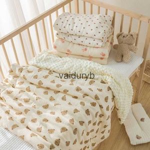 Quilts Blankets Baby Swaddling Newborn Thermal Soft Blanket Winter Solid Set Cotton Quilt Infant Beddingvaiduryb