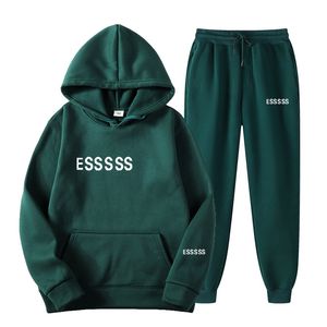 Tasarımcılar Giysiler Tasarımcı Erkeklerin Takipleri Sweatshirt Set Sıradan Erkekler Spor Takım Moda Kadınlar Kapşonlu İki Parçalı Set Ceket Pantolon Kazak Reklam