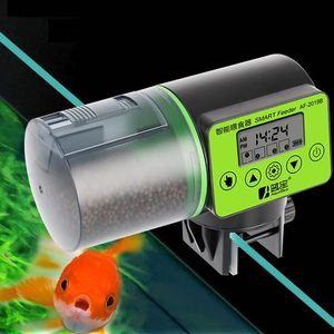 Feeder Smart Automatic Fish Feeder Aquarium Feeder Fischtank Auto -Fütterungsspender mit LCD Zeigt Timer Aquariumzubehör an