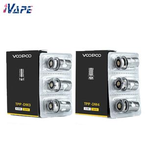 Bobina VOOPOO TPP DM1 DM2 DM3 DM4 0,15ohm / 0,2ohm / 0,3ohm para TPP Pod Tank / Drag 3 / Drag X Plus / Drag X S Pro Kit de reposição Bobina de malha TPP para DTL Vaping