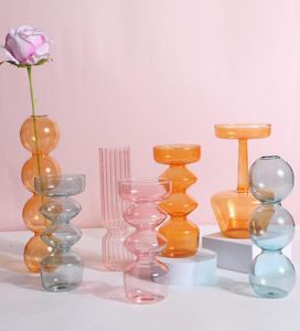 INS Kristallkugel Blase Glasvase Blumenarrangement Hydrokultur Glaskunst Blumenwaren Home Decor Tabletop 2205237529772