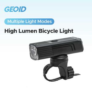 Luzes de bicicleta Geoid Bike Light Conjunto de luz traseira dianteira LED USB LED RECURACIDADE BICYCLE 8001000LM PROMUTA ÁGUA DA IMPRESA 2500mAH Acessórios de bicicleta de farol P230427