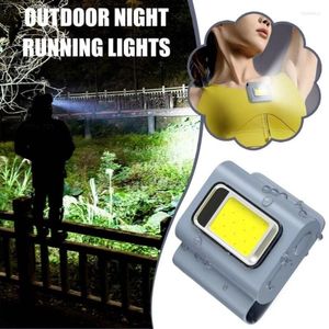 Flashlights Torches Magnetic Cob Work Light Running Lamp Rechargeable Worklight Headband Headlamp LED Headlight For Hiking Walking Camping